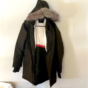 Perfect green hoodie Jackie for winter super warm